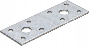 Conector plat placă perforată 100x35x2,5 mm galvanizat