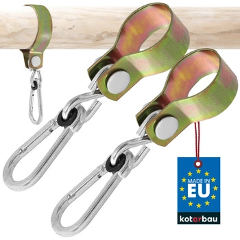 Cârlig de balansare carabină clip 50 mm - 2 buc.