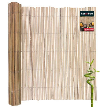 Covor de bambus pentru acoperire grădină balcon terasă gard 145x500 cm