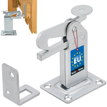 Blocaj ușă poartă limitator - Culoare argintiu