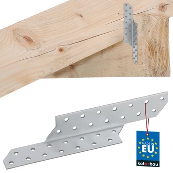 Conector pentru căpriori racord dreapta 210x35 mm