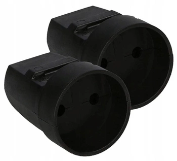 Priză demontabilă portabilă demontabilă fără împământare - 2 buc.