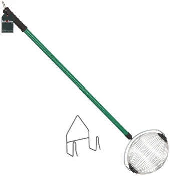 Colector manual pentru nuci și castane, pliabil - Culoare argintie