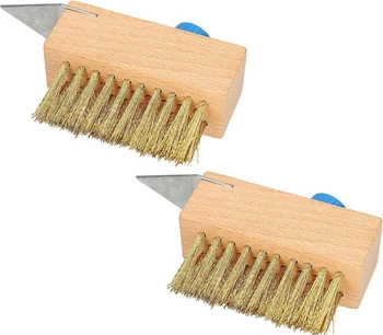 Perie de sârmă pentru curățarea racletei de rosturi - 2 buc.