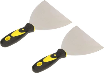 Spatulă universală pentru pictură din oțel inoxidabil 125 mm set de 2 buc.