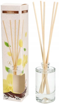 Difuzor de parfum cu parfum de vanilie cu sticks de vanilie 45 ml