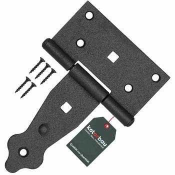 Chioșc construcție ușă balama negru 100mm