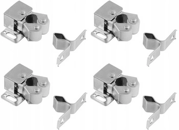 Încuietoare de mobilă pentru uși de dulap - 4 buc.