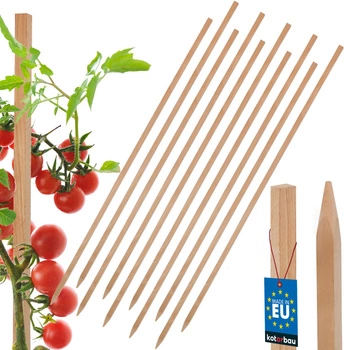 Tăruși de grădină din lemn pentru roșii legume 120 cm set de 10 buc.