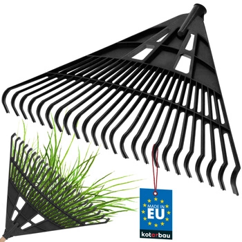 Greblă cu ventilator 610 mm greblă de iarbă pentru frunze de grădină