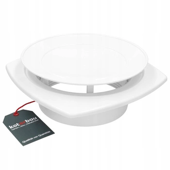Ventilator de alimentare cu aer alb 160 plastic