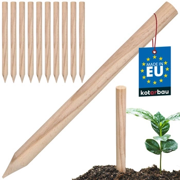 Tăruși din lemn fag geodezici pentru legume copaci 40 cm set de 10 buc.
