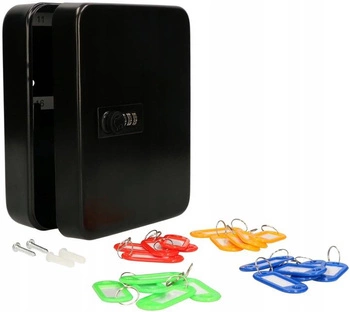 Cutie de valori cu chei + 20 de brelocuri incluse