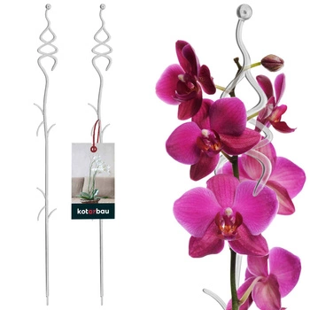 Suport de plante din plastic transparent 55 cm set de 2 buc.