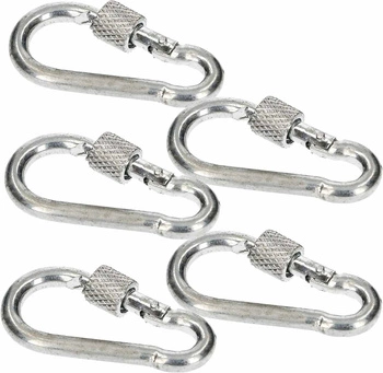 Carabină pivotantă 40 cârlig de frânghie - 5 buc.