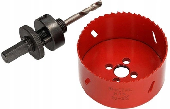 Ferăstrău de găurit bi-metal 83mm adaptor de frezare a coroanei