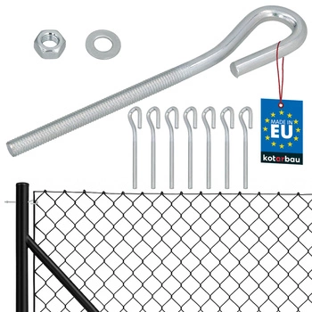 Întinzător de plasă m8 întinzător de gard închis - 10 buc.