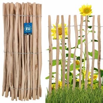 Hazel grădină gard gard palisadă ardezie 120cm