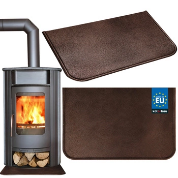 Prefabricate din tablă de oțel 600x395 mm sub șemineu șemineu de protecție din oțel cupru de protecție