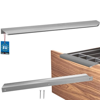 Mâner mobilier aluminiu argintiu 320/340 mm