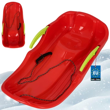 Sănii cu frână disc de coborâre roșu 79 cm