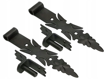 Balama de centură forjată decorativă pentru uși de 300 mm cu prindere - 2 buc.