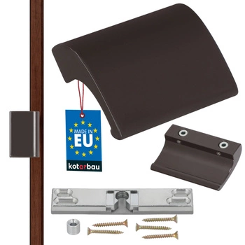 Zăvor balcoane mânere uși încuietoare paletă din aluminiu - Culoare maro închis