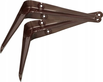 Cot pentru raft susținere 15x12,5 cm 2 buc. - Culoare maro