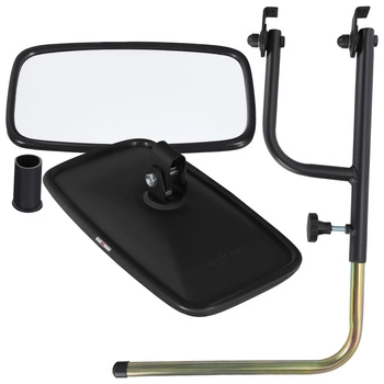 Oglindă cu suport cu consolă universală pentru tractor 28,5x15,5 cm