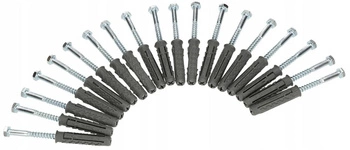 Dibluri montaj rapid 10x60 șuruburi set de 18 buc.
