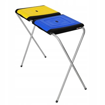 Suport cadru pentru saci de gunoi 2x120l - Culoare negru