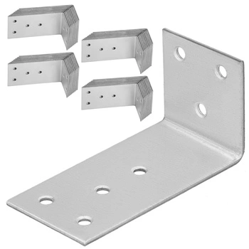 Colțar dulgheresc inoxidabil galvanizat 40x80x40 mm set de 50 buc.