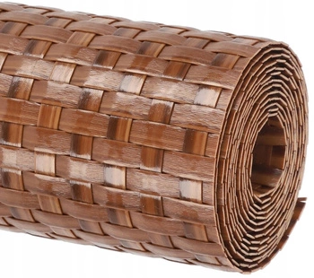 Rattan panou de gard din rattan scut 19x255 cm cupru kotarbau