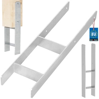 Baza stâlpului h pentru încastrare zincat argintiu 150 mm