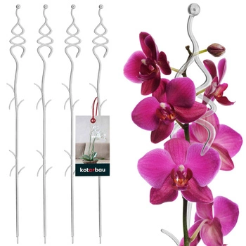 Suport de plante din plastic transparent 55 cm set de 4 buc.