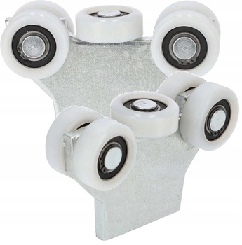 Cărucior 25mm pentru porți glisante cu 5 role - 2 buc.