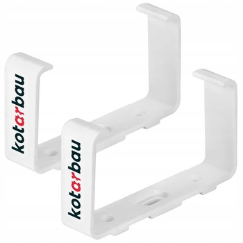 Suport fixare canal plat 110x55 mm set de 2 buc.