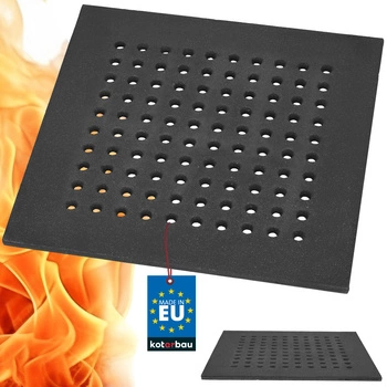 Grătar fontă pentru sobă 40x40 cm