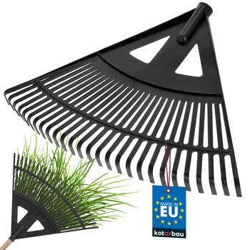 Greblă cu ventilator de 580 mm pentru frunze de iarbă de grădină
