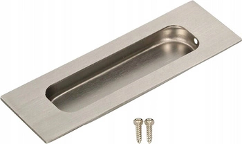 Ușă glisantă mâner de ușă inserție dreptunghiulară din oțel