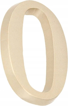 Numărul casei "0" numărul ușii 5 cm satin