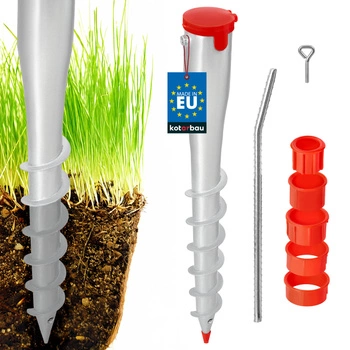 Manșon cu șuruburi bază pentru stâlp de umbrelă 55