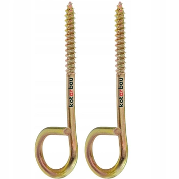 Cârlig de leagăn pentru grinzi de lemn mâner cu șurub m8 - 2 buc.