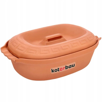 Oală romană ovală de faianță 5l