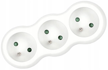 Splitter de putere 3 prize de pământ hoț de pământ