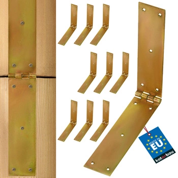 Balama cu bandă împletită pentru cutii de mobilă 400x50 mm set de 10 buc.