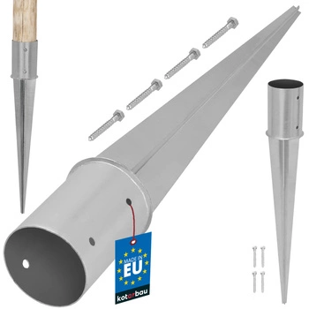 Bază de stâlp rotundă de bătut fi 100 mm