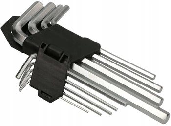 Chei allen pentru șurubelnițe lungi 1,5-10 cr.v - 9 buc.