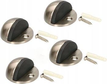 Odorizant cu șuruburi pentru ușă 45 mm - 4 buc - Culoare nichel satin