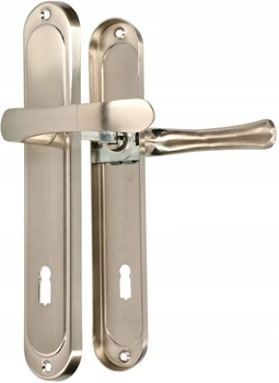 Mâner de ușă cu ax lung de 90 mm pentru uși cu cheie